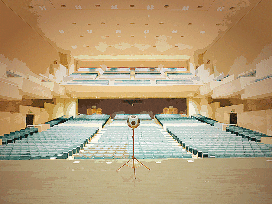 コンサートホールの音響調査イメージ